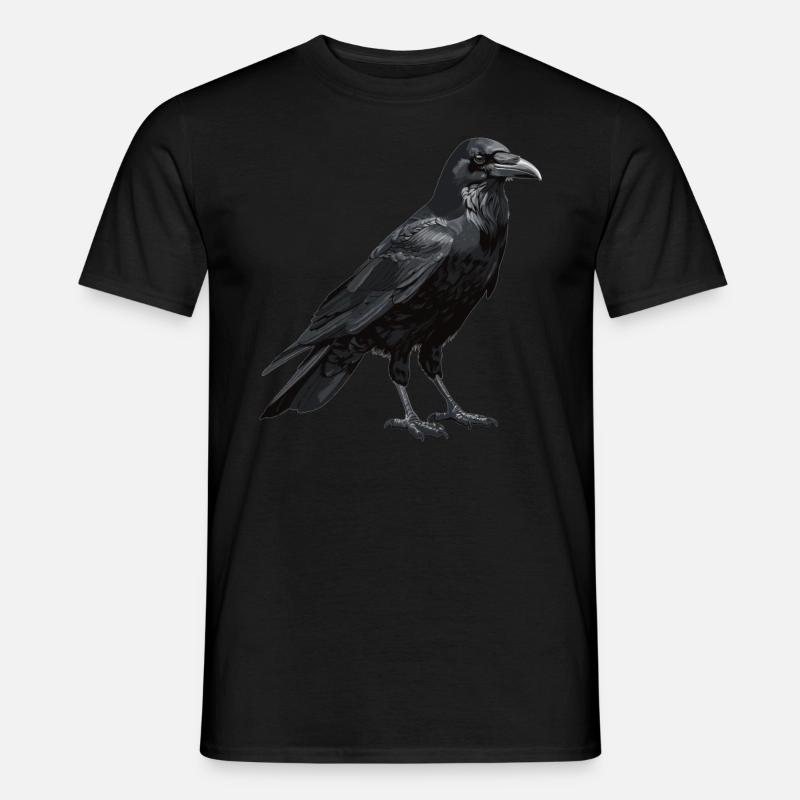 Krähen Krähe - Männer T-Shirt - Schwarz