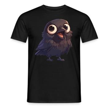 Crows Crow - Men's T-Shirt - black - Front - AI Model Male 178 light (178cm)