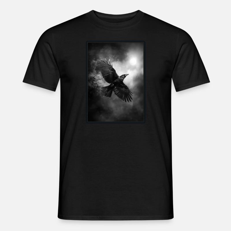 Krähen Krähe - Männer T-Shirt - Schwarz