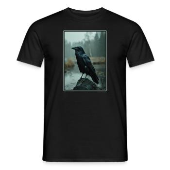Crows Crow - Men's T-Shirt - black - Front - AI Model Male 178 light (178cm)