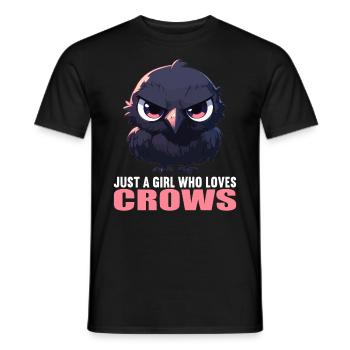 Crows Crow - Men's T-Shirt - black - Front - AI Model Male 178 light (178cm)