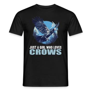 Crows Crow - Men's T-Shirt - black - Front - AI Model Male 178 light (178cm)