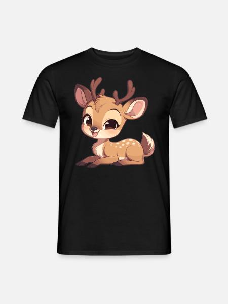 Deer Deer - Men's T-Shirt - black
