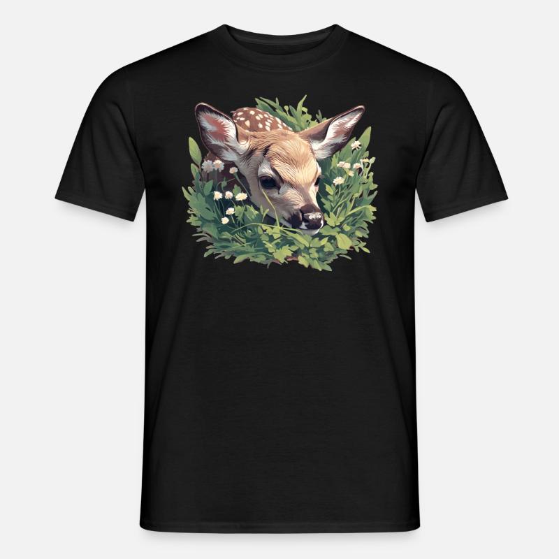 Cerf Cerf - T-shirt homme - noir