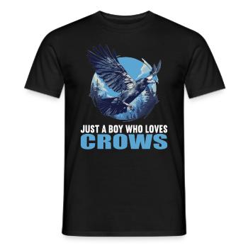 Crows Crow - Men's T-Shirt - black - Front - AI Model Male 178 light (178cm)