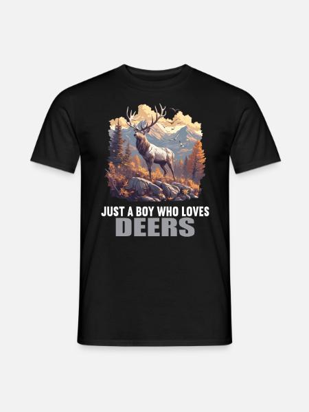 Deer Deer - Men's T-Shirt - black