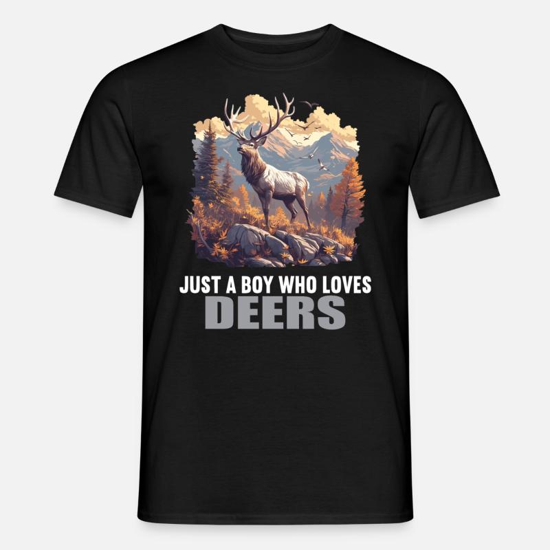 Deer Deer - Men's T-Shirt - black