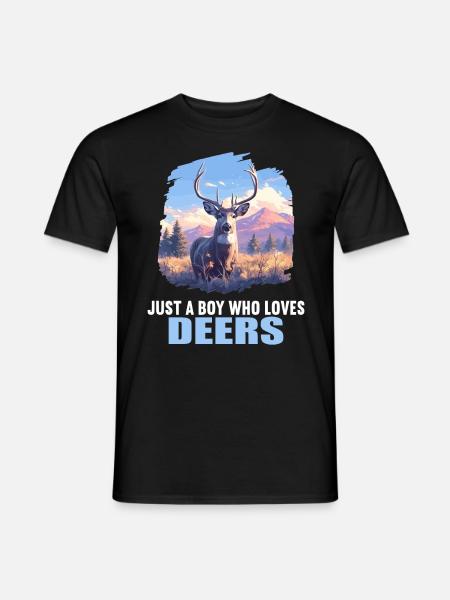 Deer Deer - Men's T-Shirt - black