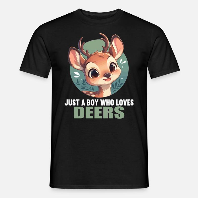 Deer Deer - Men's T-Shirt - black