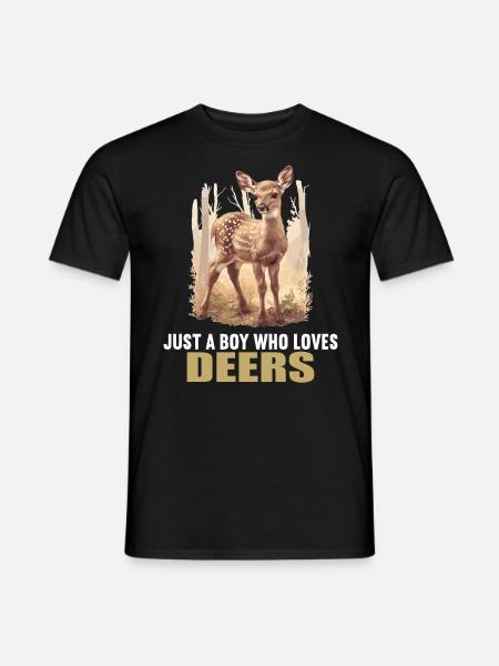 Deer Deer - Men's T-Shirt - black