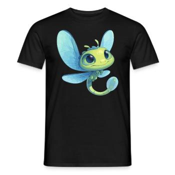 Libellules Libellule - T-shirt homme - noir - Devant - AI Model Male 178 light (178cm)