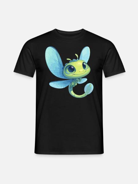 Libellen Libelle - Männer T-Shirt - Schwarz