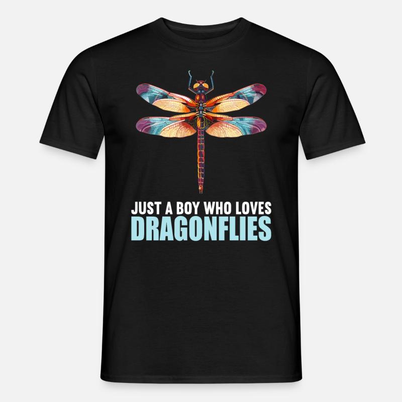 Libellules Libellule - T-shirt homme - noir