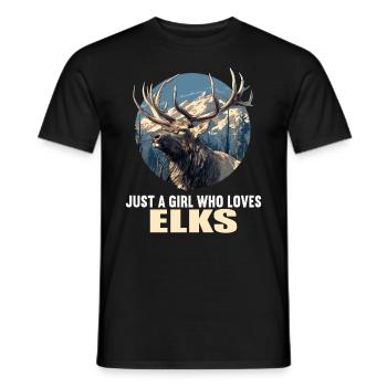 Moose Moose - Men's T-Shirt - black - Front - AI Model Male 178 light (178cm)