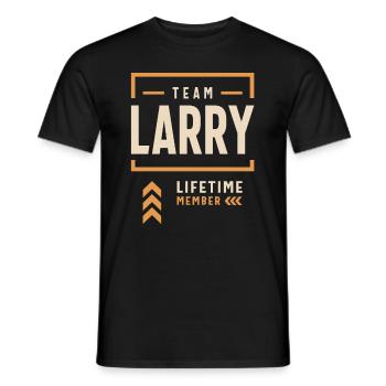 Team Larry Lebenslanges Mitglied Lustiger Name Larry - Männer T-Shirt - Schwarz - Vorne - AI Model Male 178 light (178cm)