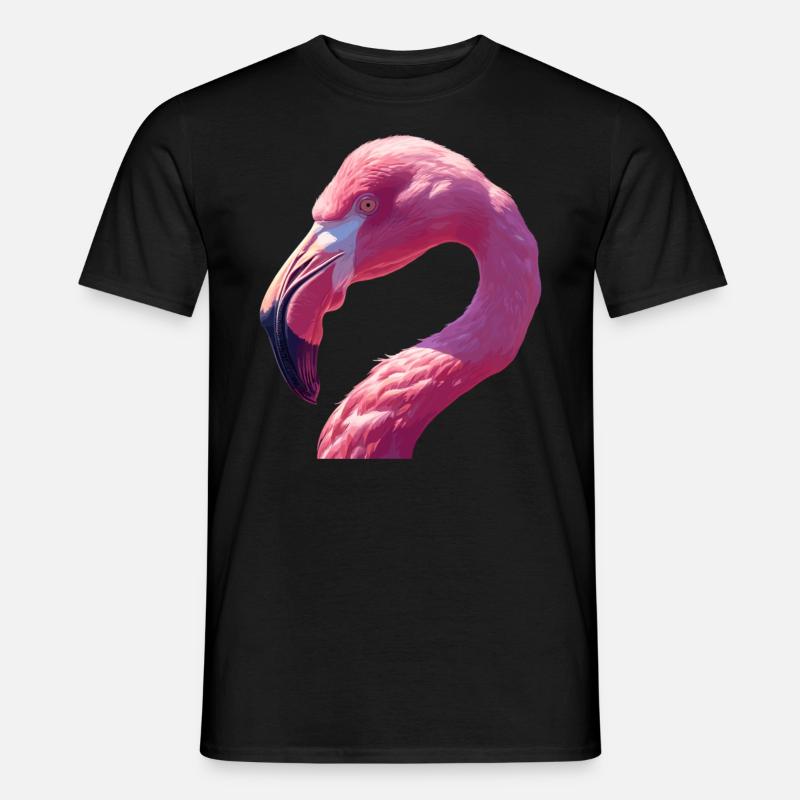 Flamingos Flamingo - Männer T-Shirt - Schwarz
