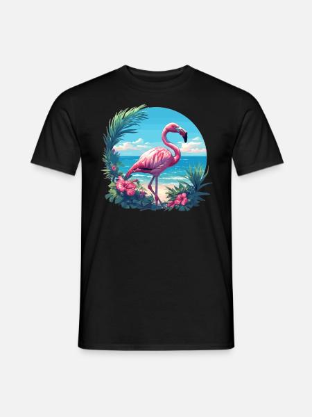 Flamingos Flamingo - Men's T-Shirt - black