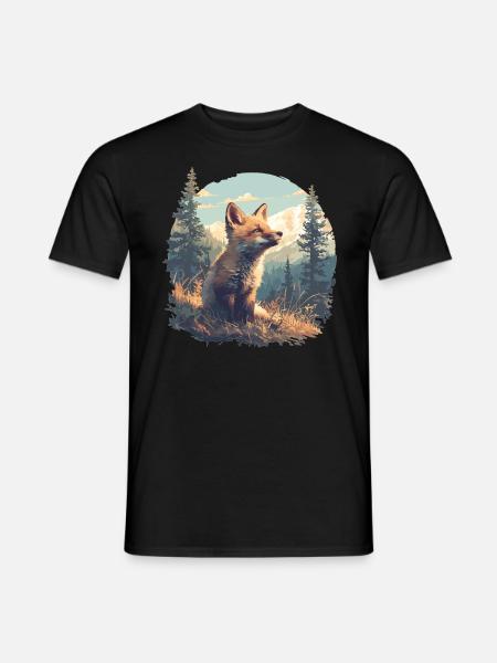 Foxes Fox - Men's T-Shirt - black