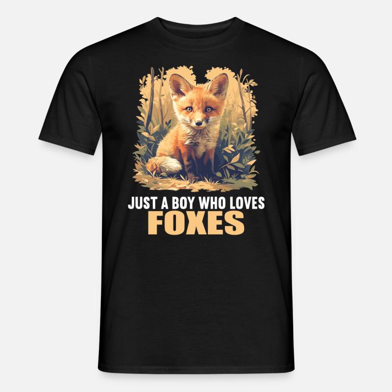 Foxes Fox - Men's T-Shirt - black