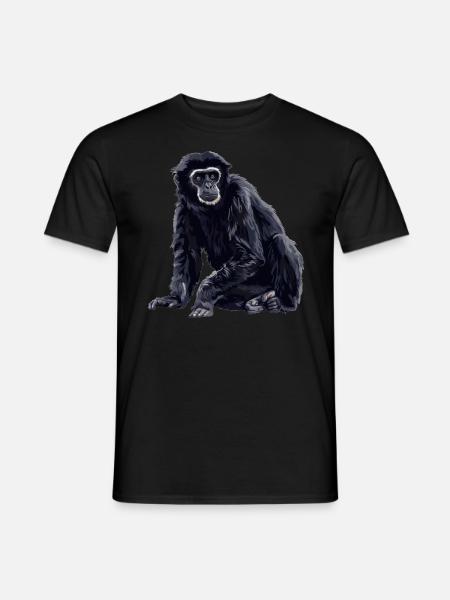 Gibbons Gibbon - Men's T-Shirt - black