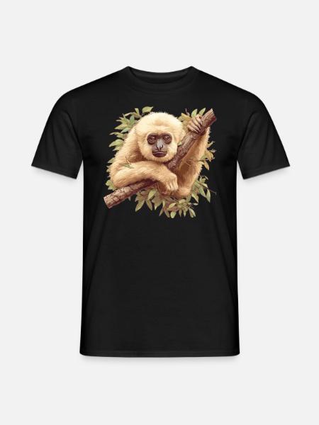 Gibbons Gibbon - Men's T-Shirt - black