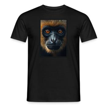Gibbons Gibbon - Männer T-Shirt - Schwarz - Vorne - AI Model Male 178 light (178cm)