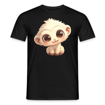 Gibbons Gibbon - Männer T-Shirt - Schwarz - Vorne - AI Model Male 178 light (178cm)