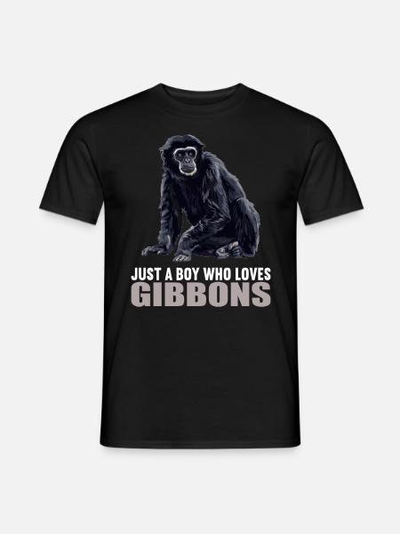 Gibbons Gibbon - Men's T-Shirt - black
