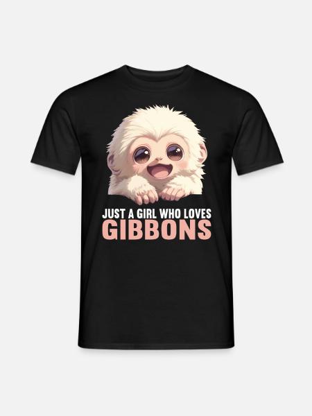 Gibbons Gibbon - Men's T-Shirt - black