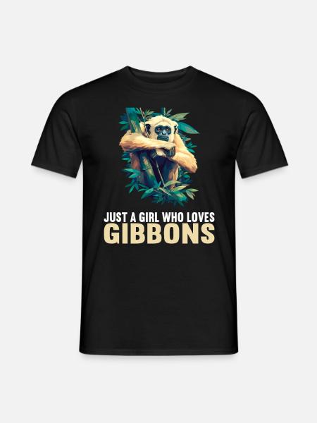 Gibbons Gibbon - Men's T-Shirt - black