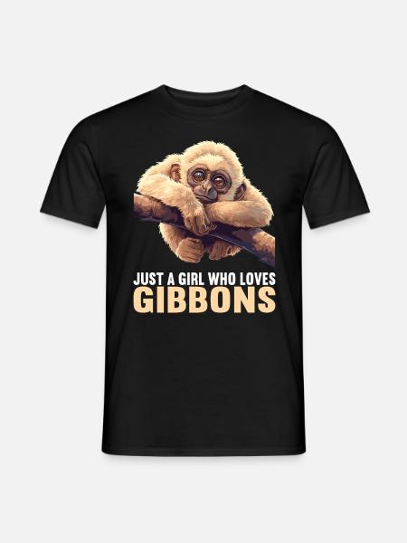 Gibbons Gibbon - Men's T-Shirt - black