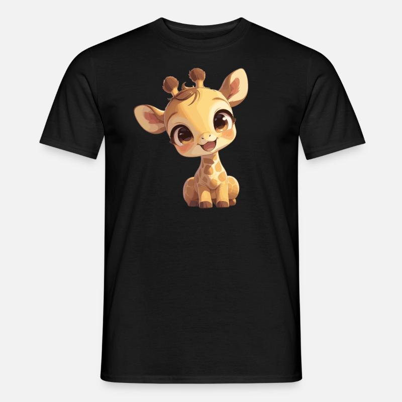 Giraffen Giraffe - Männer T-Shirt - Schwarz