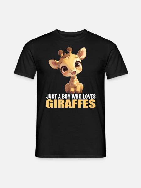 Giraffes Giraffe - Men's T-Shirt - black
