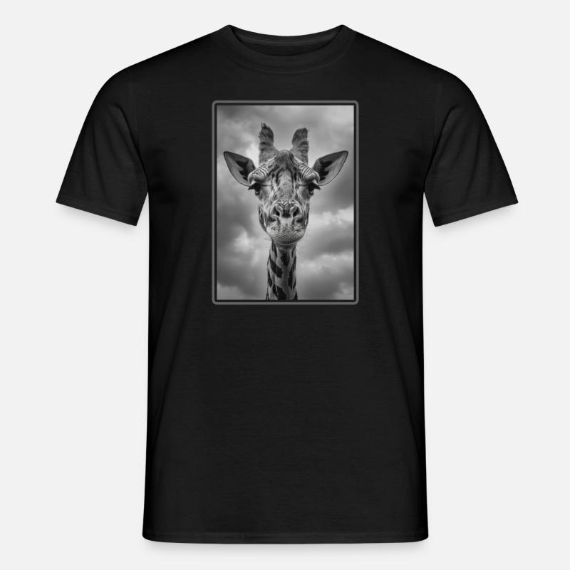 Giraffen Giraffe - Männer T-Shirt - Schwarz