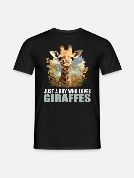 Giraffes Giraffe - Men's T-Shirt - black