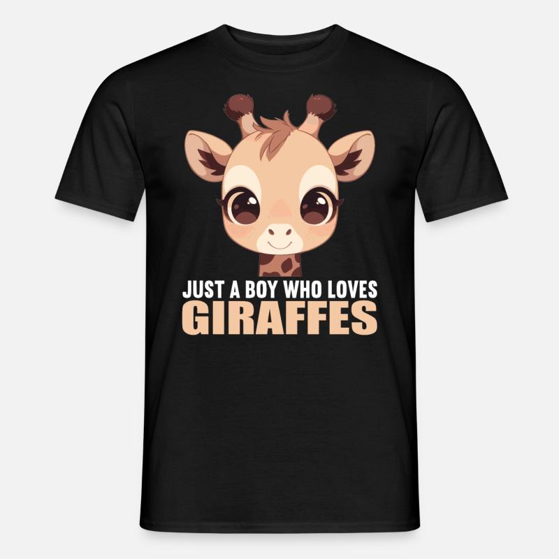 Giraffes Giraffe - Men's T-shirt - black