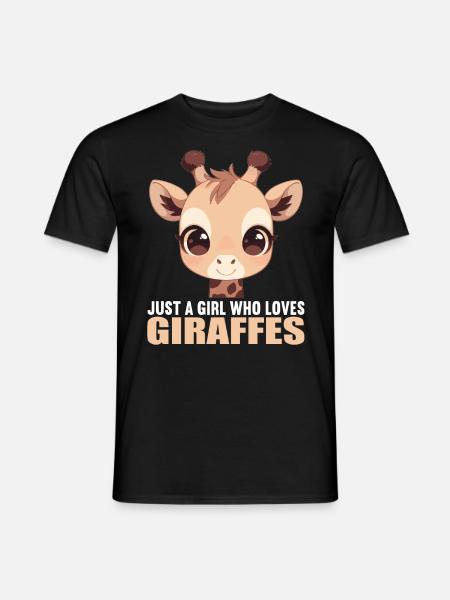 Giraffes Giraffe - Men's T-Shirt - black