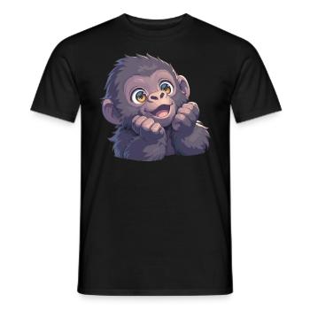 Gorillas Gorilla - Men's T-Shirt - black - Front - AI Model Male 178 light (178cm)