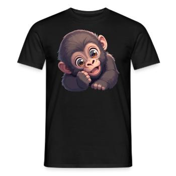 Gorillas Gorilla - Men's T-Shirt - black - Front - AI Model Male 178 light (178cm)