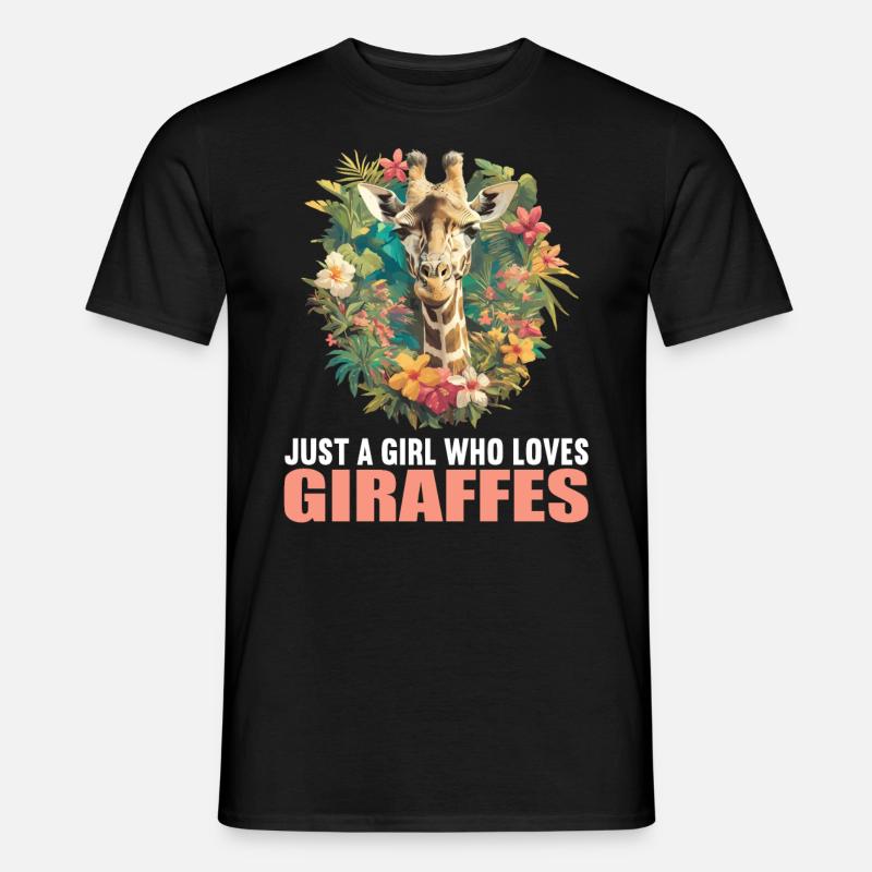 Giraffes Giraffe - Men's T-Shirt - black