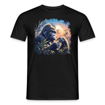 Gorillas Gorilla - Men's T-Shirt - black - Front - AI Model Male 178 light (178cm)