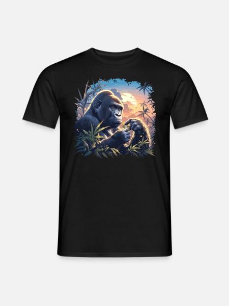 Gorilles Gorilles - T-shirt homme - noir