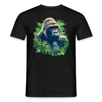 Gorillas Gorilla - Men's T-Shirt - black - Front - AI Model Male 178 light (178cm)