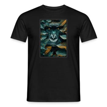 Gorilles Gorilles - T-shirt homme - noir - Devant - AI Model Male 178 light (178cm)