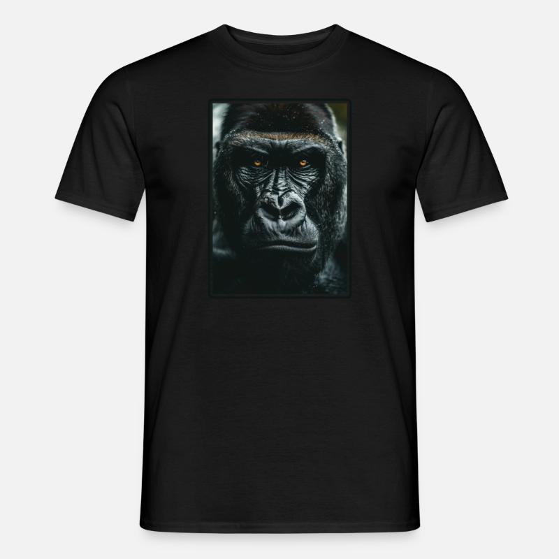 Gorillas Gorilla - Männer T-Shirt - Schwarz
