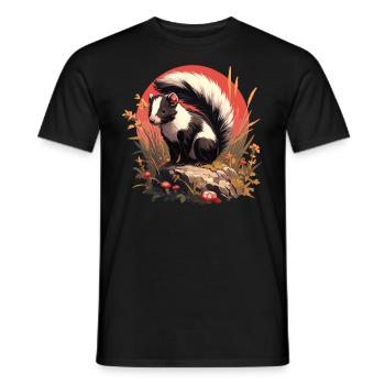 Mouffettes Mouffette - T-shirt homme - noir - Devant - AI Model Male 178 light (178cm)