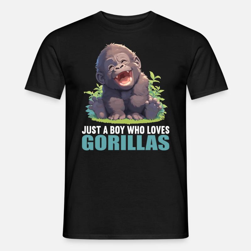 Gorilles Gorilles - T-shirt homme - noir