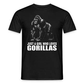 Gorillas Gorilla - Men's T-Shirt - black - Front - AI Model Male 178 light (178cm)