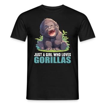 Gorillas Gorilla - Men's T-Shirt - black - Front - AI Model Male 178 light (178cm)