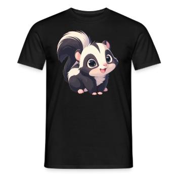 Mouffettes Mouffette - T-shirt homme - noir - Devant - AI Model Male 178 light (178cm)